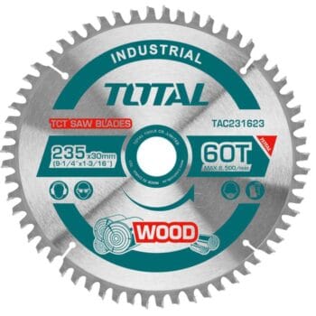 Total TCT saw blade 235mm(9-1/4") 60T