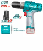 Total  Cordless drill Voltage: 12V - Image 2
