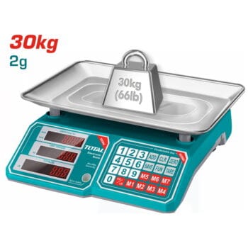 Total Electronic scale Max. weight:30kg