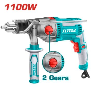 Total Impact drill Input power: 1100W