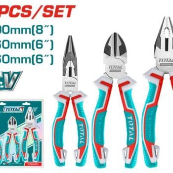 Total Heavy Duty 3 Pcs pliers set