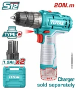 Total  Cordless drill Voltage: 12V - Image 3