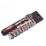 Mlg 11Pcs Ratchet Socket Spanner Set