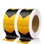 Vehicle Safety Warning Reflective Tape - Yellow - Image 2