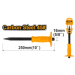 INGCO  Concrete chisel Size:4mm*16mm*250mm - Image 2