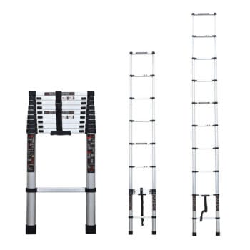 Telescopic Aluminum Ladder with Good Service 5.1m