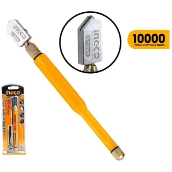 INGCO Plastic handle oil glass cutter 165mm