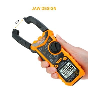INGCO  DC/AC clamp meter Display :6000 count