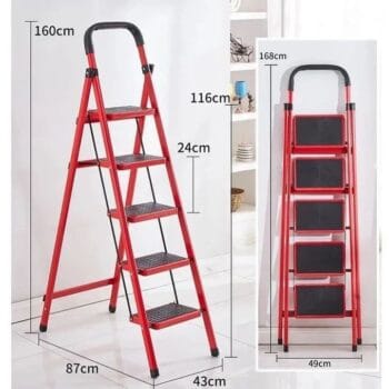 Step  Steel Ladder Foldable 5 Steps