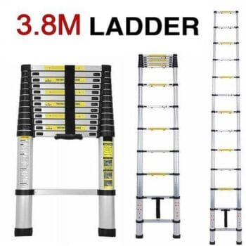3.8 Meters Aluminum Single Telescopic Ladder