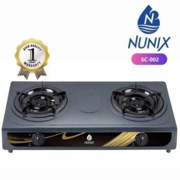 Nunix Auto Ignition  2 Burner Gas Cooker