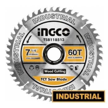 Ingco TCT saw blade 185mm(7-1/4") 60T
