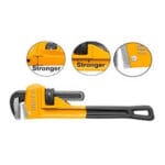 INGCO Pipe wrench Size:14" (350mm) - Image 3