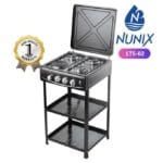 Nunix 4 BURNER AUTOMATIC IGNITION GAS COOKER - Image 3