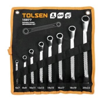 Tolsen 8PCS DOUBLE RING SPANNER SET