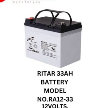 Ritar  Lead Acid Solar Battery 12v  33Ah