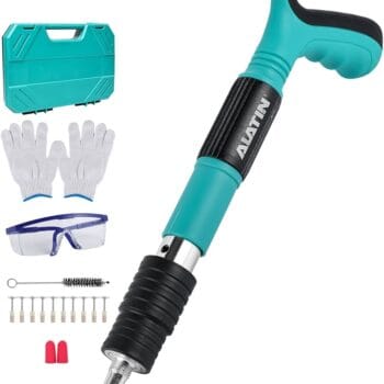 Portable concrete and steel nail gun