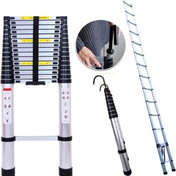 6.2M Long Telescopic Aluminum Ladder