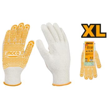 Ingco Knitted&PVC dots gloves