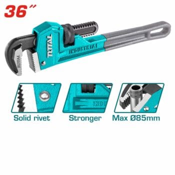 Total Pipe wrench Size:36"