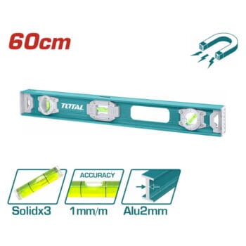 Total  Spirit level Length：60cm Aluminum