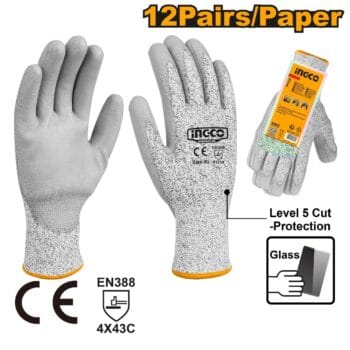 Ingco Cut-resistance gloves XL