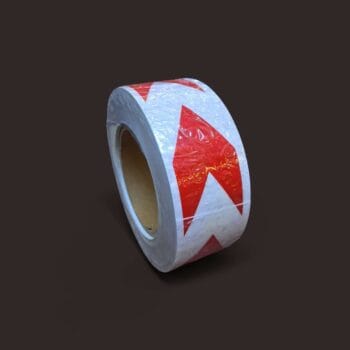 Red-White refrective Hazard Tapes -100m
