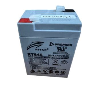 Powerful Ritar 6v 4.5Ah Solar Battery