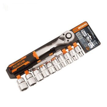 12 PCS 1/2" RATCHET HANDLE WITH SOCKETS SET