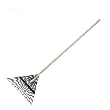 Wokin FLEXIBLE METAL LAWN RAKE, 24T