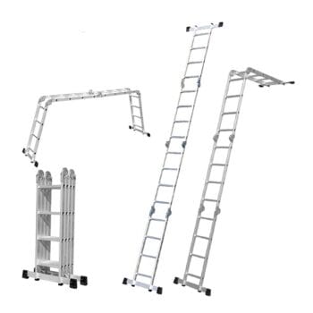 Wokin FOLDABLE ALUMINIUM LADDER 4X5 ( 5.7M)