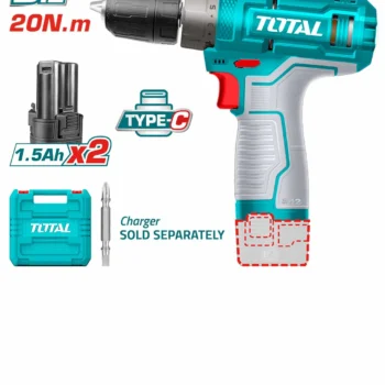 Total Cordless drill Voltage: 12V