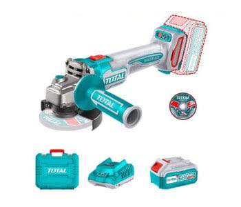 Total Cordless angle grinder 20V