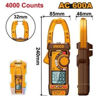 INGCO Digital AC clamp meter 4000COUNTS