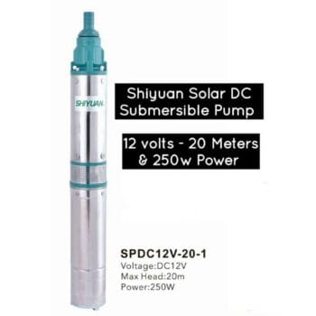 Shiyuan Solar dc submersible water pump 250W