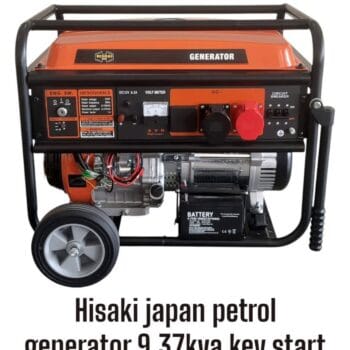 Hisaki Japan Petrol Generator 9.37kva (key start) single phase