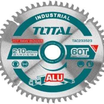 Total TCT saw blade for aluminum 210mm(8-1/4") 60T