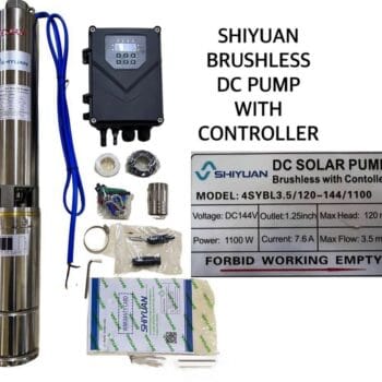 Shiyuan Brushless dc water pump 120M with controller