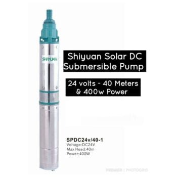 Shiyuan Solar dc Submersible Water Pump 400W