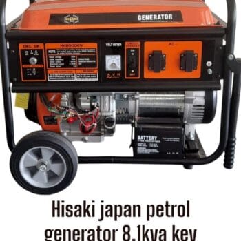 Hisaki Japan Petrol Generator 8.1kva (key start)