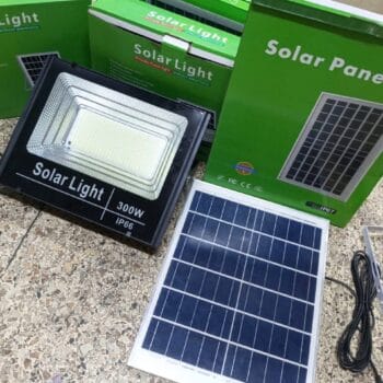 300w big size solar flood light  with remote