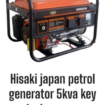 Hisaki Japan Petrol Generator 5kva (key start)