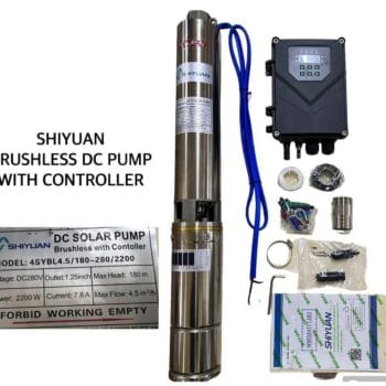 Shiyuan Water pump 180M brushless dc with controller
