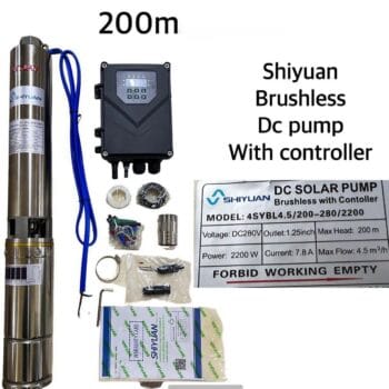 Shiyuan Brushless DC Water pump 200M With Controller