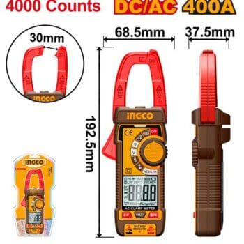 INGCO Clamp Meter 4000 Counts