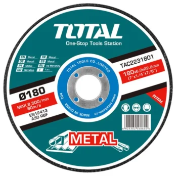Total Abrasive metal grinding disc 180mm(7")