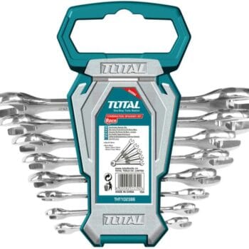 Total 8pcs double open end spanner set Size:6-22mm