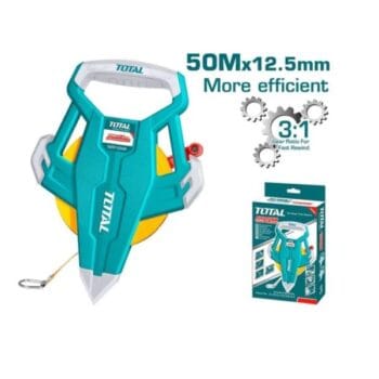 Total Fibreglass measuring tape 50mx12.5mm