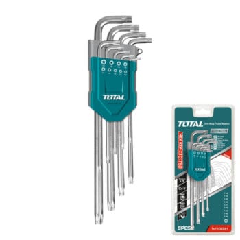 Total 9pcs torx key set Material：Cr-V