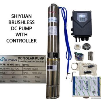 Shiyuan 140M Brushless dc pump with controller